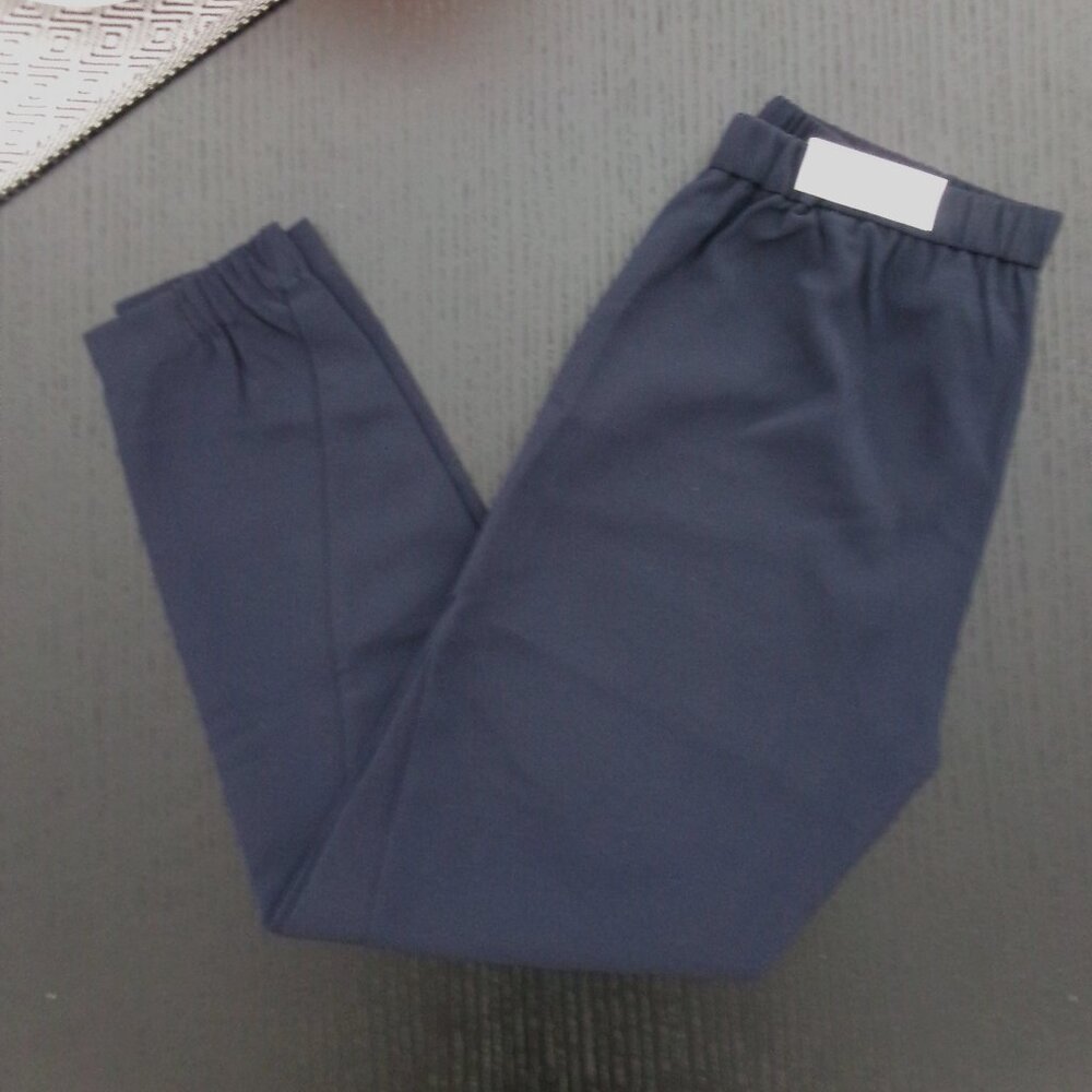 New Chico's S Navy Blue Pull On Relaxed Fit Ankle Pants 2 Regular / Chico's 00